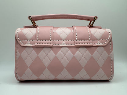 Pink Blush Argyle Mini Bag